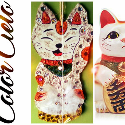 Maneki-neko (招き猫) "Suerte, suerte, suerte.."