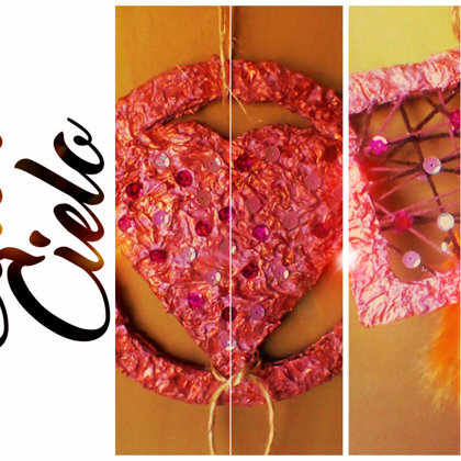 Atrapasueños Formas Corazòn : "...Y soy un corazón una boca y un espíritu." ( El Flaco Spi